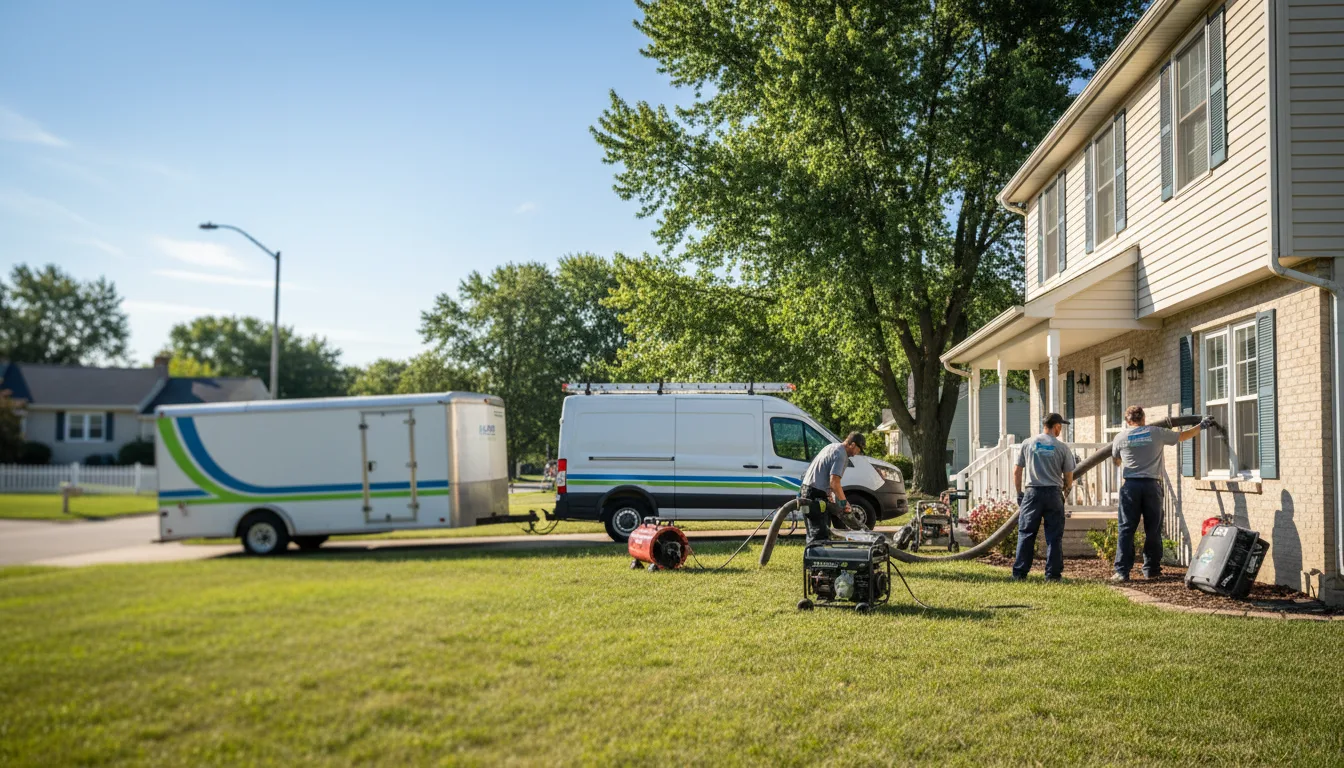 Flooded Basement Restoration And Cleanup With Repair in Dunbar, NE near me